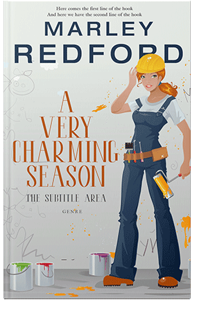 Pre Made Book Cover Quill Gray