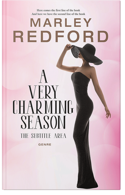 Front view of Premade Romance Book Cover - Carousel Pink