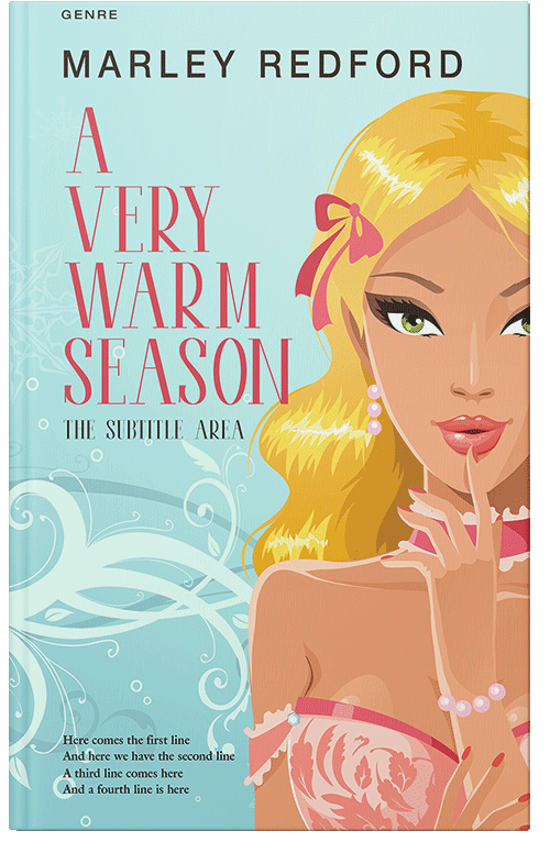 Front view of Premade Chick Lit Book Cover - Tasman