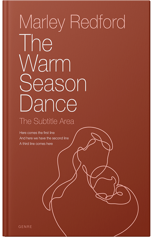 Front view of Premade Family & Parenting Book Cover - Prairie Sand