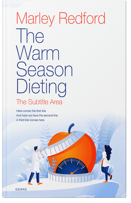 Front view of Premade Health & Mind & Body Book Cover - Link Water