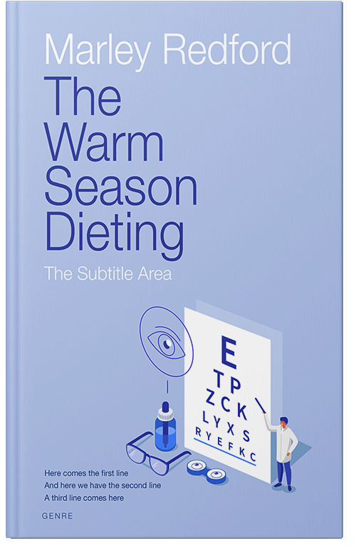 Front view of Premade Medical Book Cover - Spindle