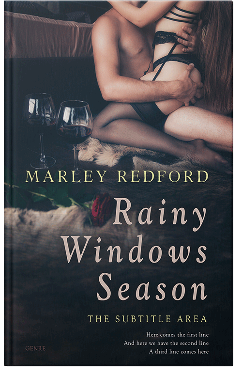 Front view of Premade Erotica Book Cover - Ebony Clay