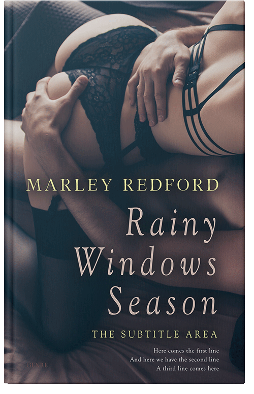 Front view of Premade Erotica Book Cover - Ebony Clay