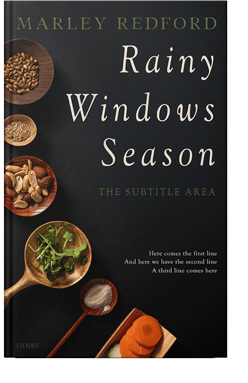 Front view of Cod Gray #20370 - Premade Health & Dieting & Fitness Book Cover