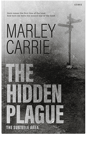 Pre Made Book Cover Gray Nickel