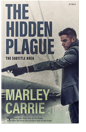 Pre Made Book Cover Ebony Clay