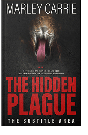 Pre Made Book Cover Flush Mahogany