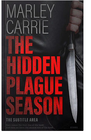 Pre Made Book Cover Persian Red