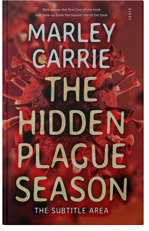 Front view of Premade Medical Book Cover - Dark Tan