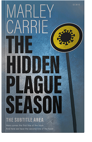 Pre Made Book Cover Smalt Blue