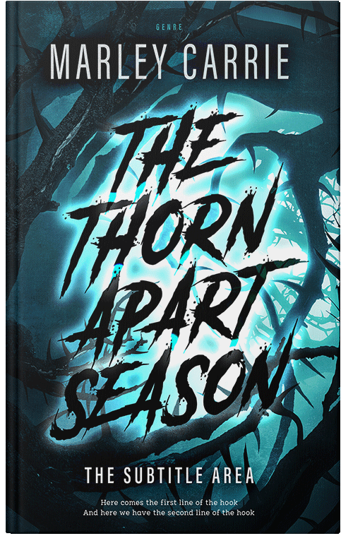 Front view of Premade Fantasy Book Cover - Mint Tulip