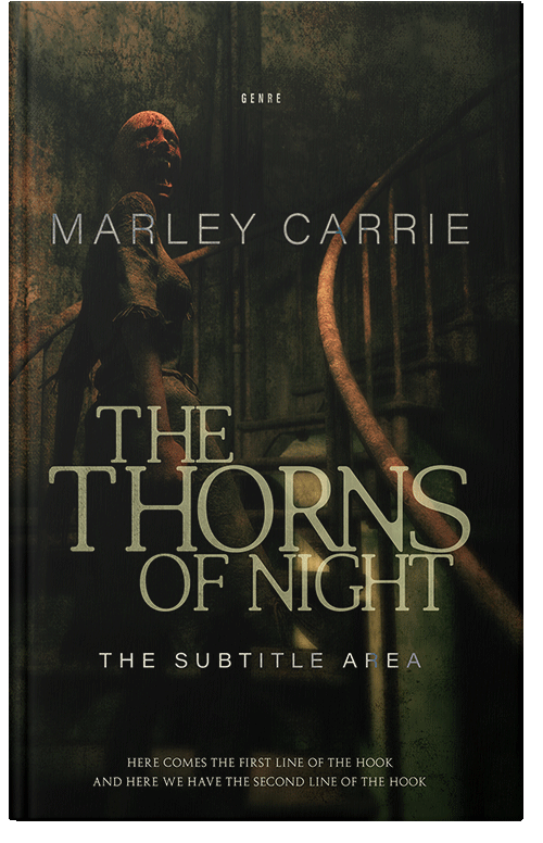 Front view of Premade Horror Book Cover - Marshland