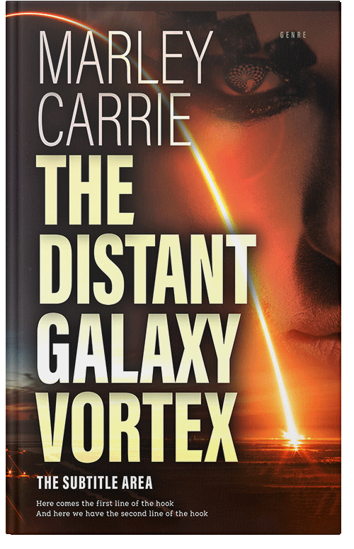 Front view of Premade Science Fiction Book Cover - Coffee Bean