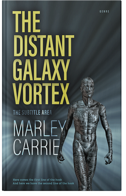 Front view of Premade Science Fiction Book Cover - Outer Space