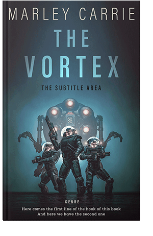 Pre Made Book Cover Outer Space