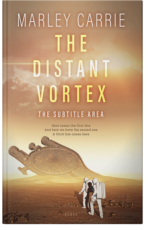 Front view of Premade Science Fiction Book Cover - Twine