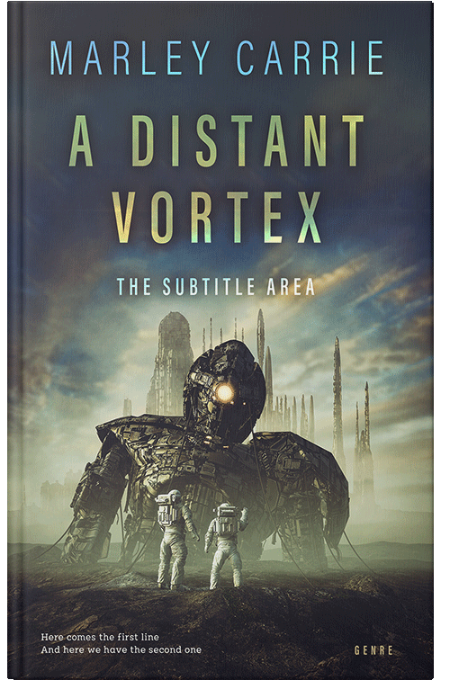 Front view of Premade Science Fiction Book Cover - Tuna