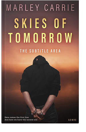 Pre Made Book Cover Cocoa Brown