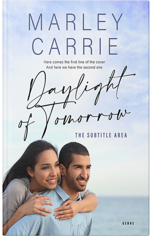 Front view of Premade Romance Book Cover - Catskill White