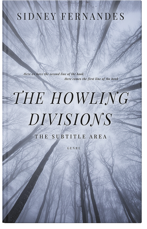 Front view of Premade Fantasy Book Cover - Blue Haze