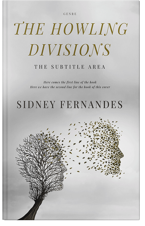 Front view of Premade Religion & Spirituality Book Cover - Quill Gray