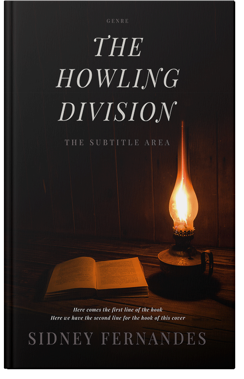 Front view of Premade Historical Book Cover - Asphalt