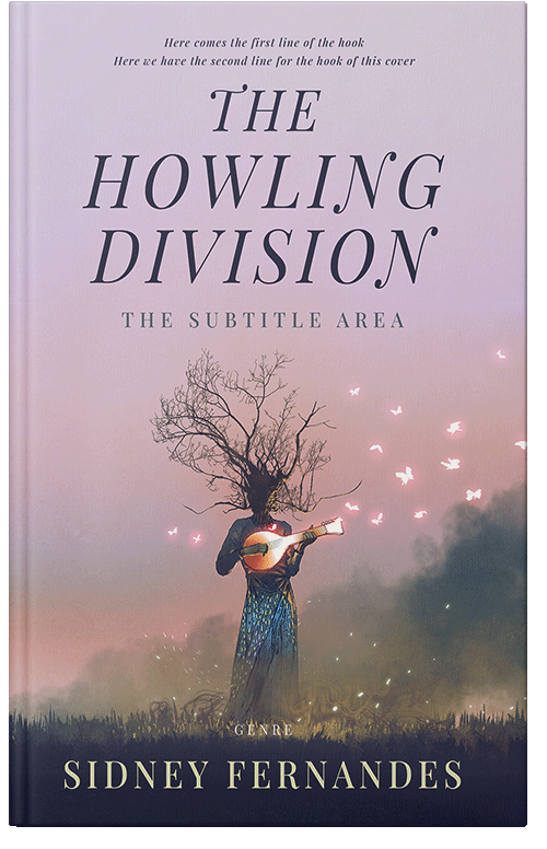 Front view of Premade Surreal Book Cover - Lily