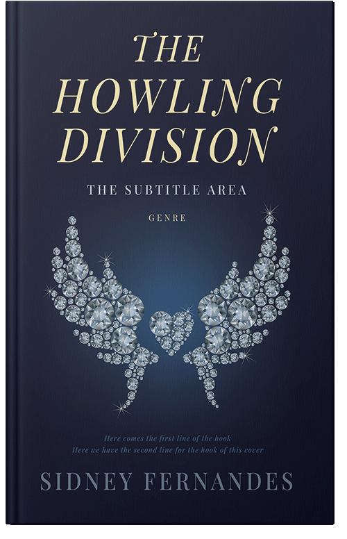 Front view of Premade Abstract Book Cover - Big Stone