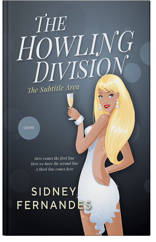 Front view of Premade Chick Lit Book Cover - Limed Spruce