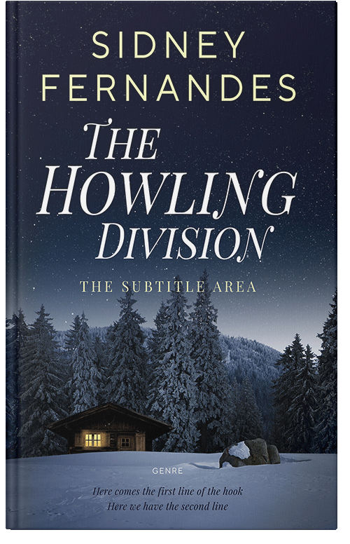 Front view of Premade Literary Fiction Book Cover - Ebony