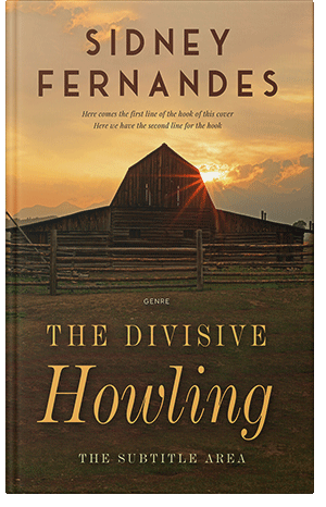 Premade Book Cover Metallic Bronze