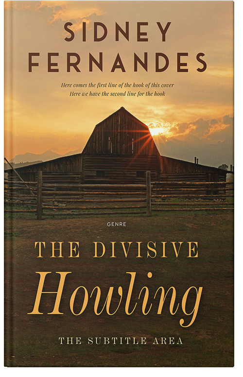 Front view of Premade Mystery & Thriller & Suspense Book Cover - Metallic Bronze