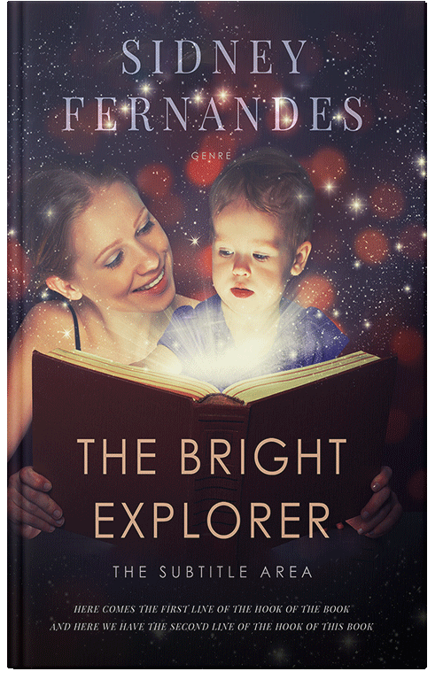 Front view of Premade Children's Book Cover - Cameo