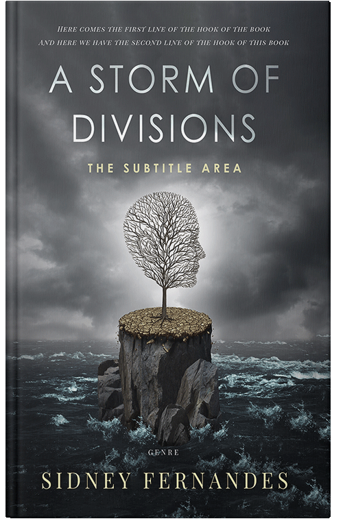 Front view of Premade Self-Improvement & Self-Help Book Cover - Outer Space