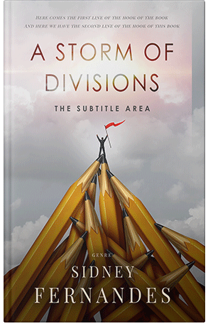 Premade Book Cover Silver Rust