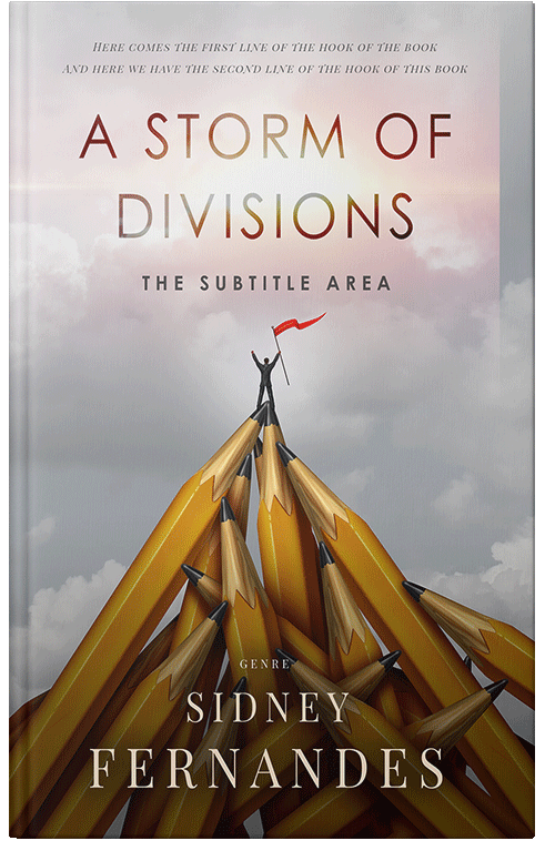 Front view of Premade Education Book Cover - Silver Rust