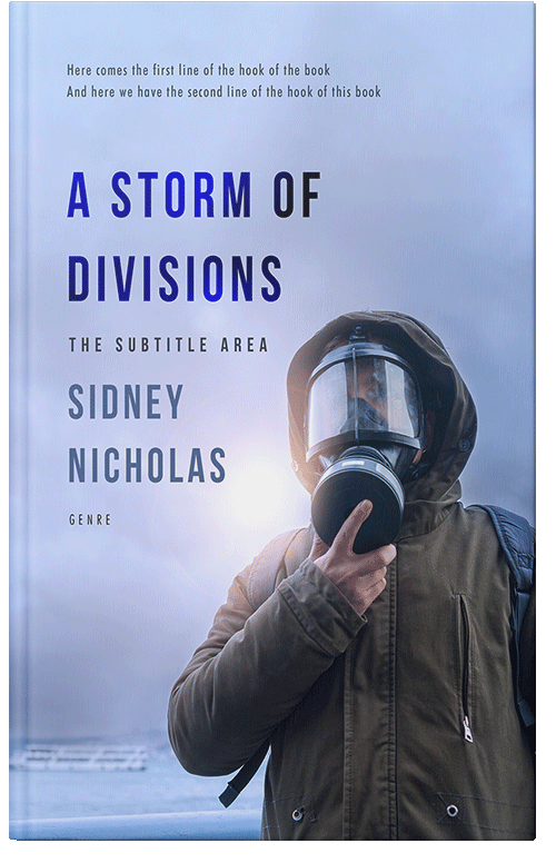 Front view of Premade Apocalyptica Book Cover - Spindle