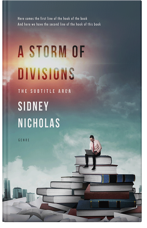 Front view of Premade Business Book Cover - Nevada