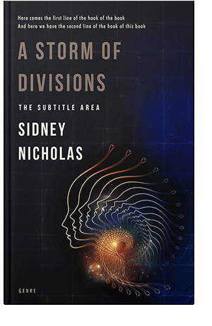 Pre Made Book Cover Ebony