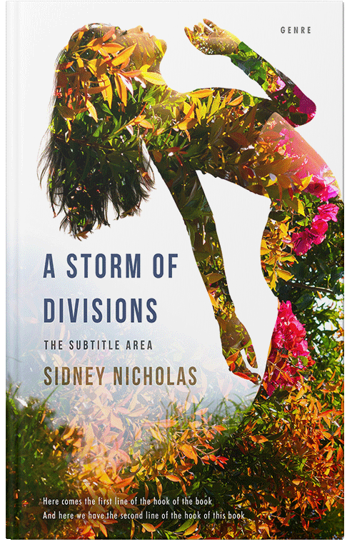 Front view of Premade Health & Mind & Body Book Cover - Mikado