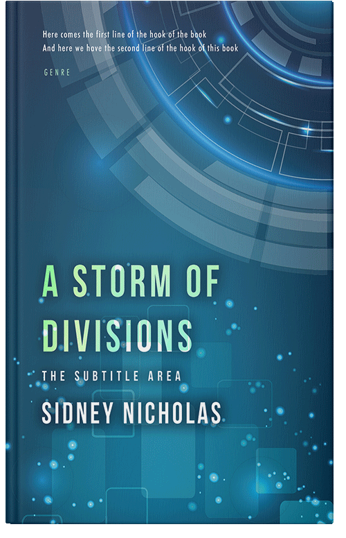 Front view of Premade Business Book Cover - Blumine