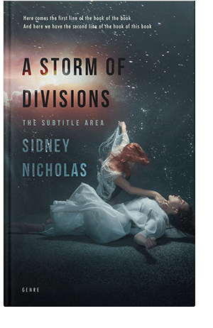 Pre Made Book Cover Outer Space