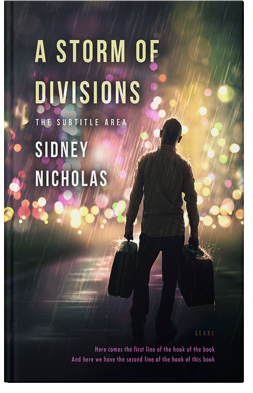 Front view of Premade Mystery & Thriller & Suspense Book Cover - Cameo