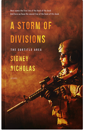 Premade Book Cover Kenyan Copper