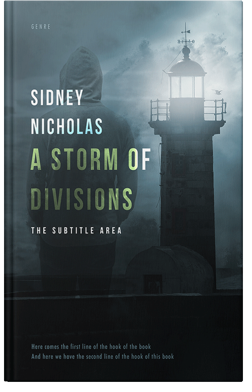 Front view of Premade Mystery & Thriller & Suspense Book Cover - Mirage