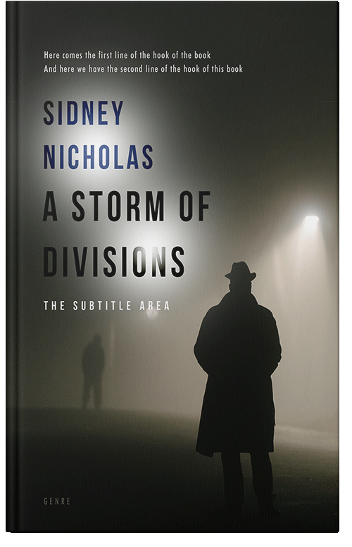 Front view of Premade Mystery & Thriller & Suspense Book Cover - Tide