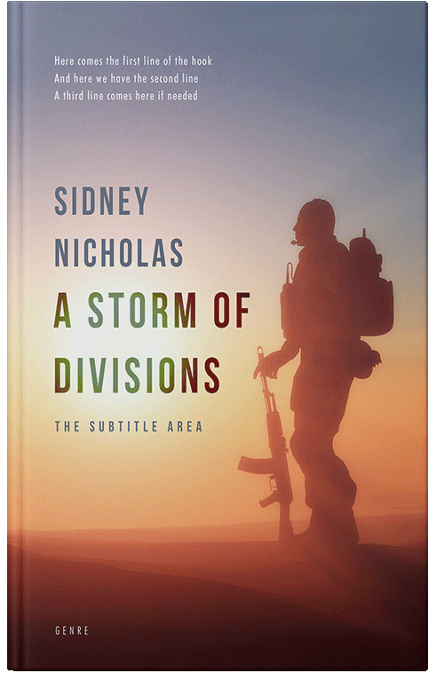 Front view of Premade Mystery & Thriller & Suspense Book Cover - Vanilla