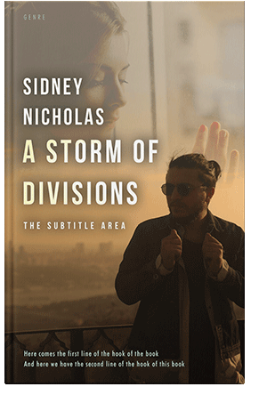 Pre Made Book Cover Lisbon Brown