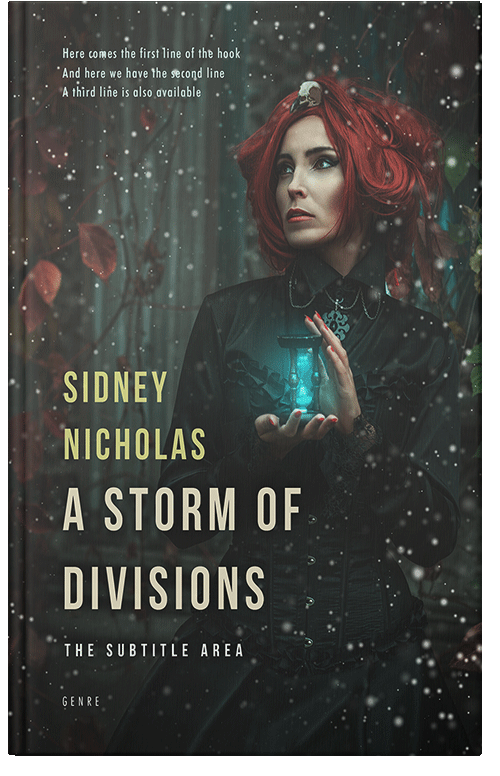 Front view of Premade Fantasy Book Cover - Heavy Metal